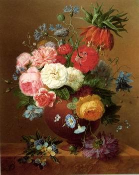 unknow artist Floral, beautiful classical still life of flowers.089 oil painting image